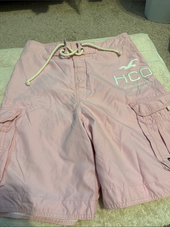 Hollister Other - Hollister Light Pink Cargo Swim Trunks